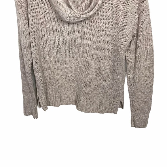 It's Our Time Beige Tan Knit Hoodie Sweater - Picture 6 of 9